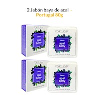 2 Jabon baya de acai 80g - Portugal